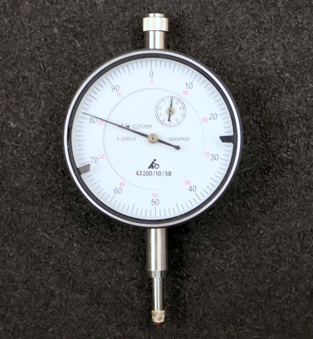 Bild des Artikels HAHN-&-KOLB-Feinzeiger-43200/10/58-0,01/10mm-Skalenteilungswert-10µm-Hub-10mm