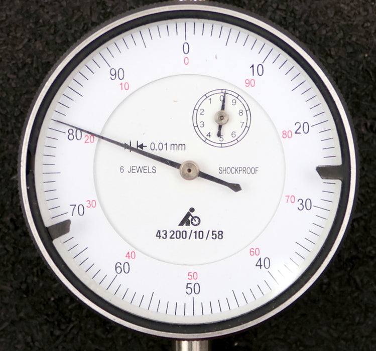 Bild des Artikels HAHN-&-KOLB-Feinzeiger-43200/10/58-0,01/10mm-Skalenteilungswert-10µm-Hub-10mm