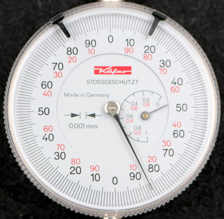 Bild des Artikels KÄFER-Feinzeiger-0,001/1mm-Skalenteilungswert-1µm-Hub-1mm-+-Messkugeleinsatz