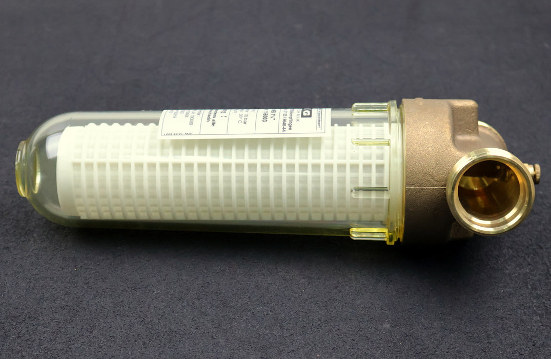 Bild des Artikels BKG-Feinfilter-MSL-1-1/4''-max.-10bar-max.-30°C-90µm-Art.Nr.-156003-unbenutzt