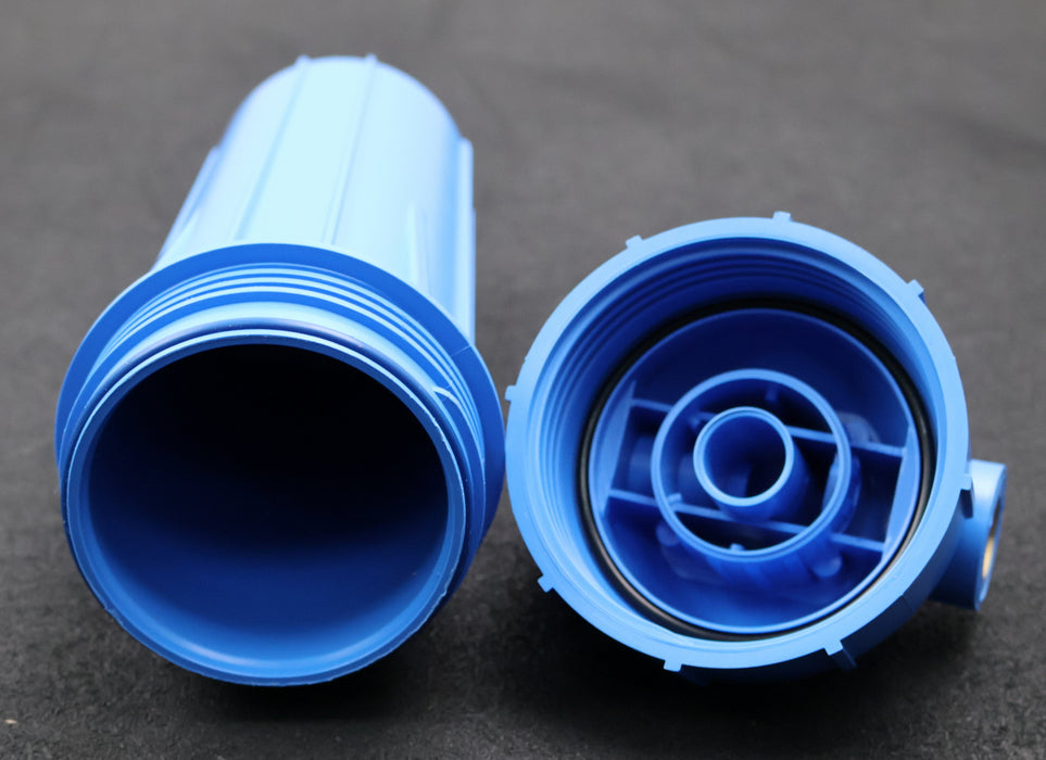 Bild des Artikels AQUA-FILTER-Filtergehäuse-FHPRN12-Länge-10''-Messinganschlüsse-1/2''-Farbe-Blau