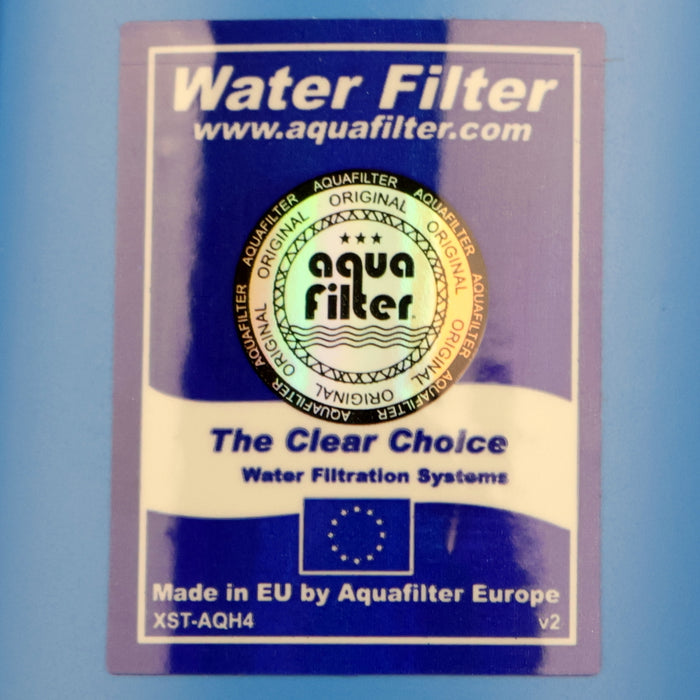 Bild des Artikels AQUA-FILTER-Filtergehäuse-FHPRN12-Länge-10''-Messinganschlüsse-1/2''-Farbe-Blau