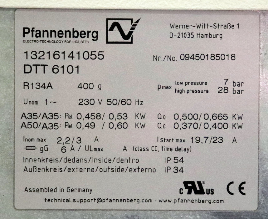 Bild des Artikels PFANNENBERG-Dachaufbau-Kühlgerät-DTT-6101-Art.Nr.-13216141055-Kälteleistung-500W
