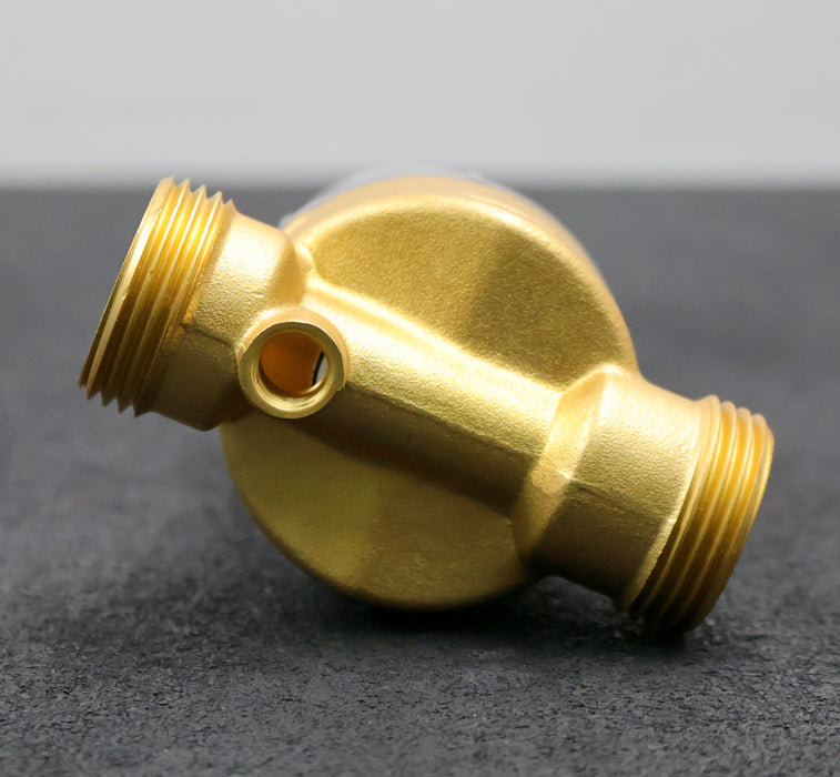 Bild des Artikels Vorfilter-CA-QZ-40µm-Kupferanschlüsse-1''-+Adapter-für-1/2''-+Manometer-0-230psi