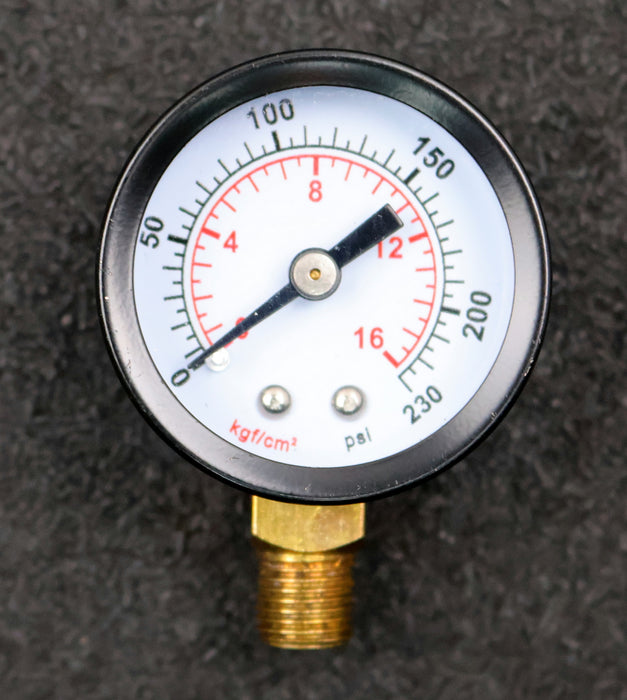 Bild des Artikels Vorfilter-CA-QZ-40µm-Kupferanschlüsse-1''-+Adapter-für-1/2''-+Manometer-0-230psi