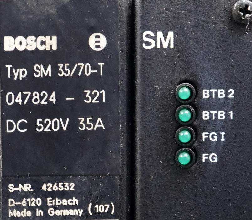 Bild des Artikels BOSCH-Servomodul-SM-35/70-T-Nr.-047824-321-520VDC-35A-ohne-Prüfkarte-geprüft!