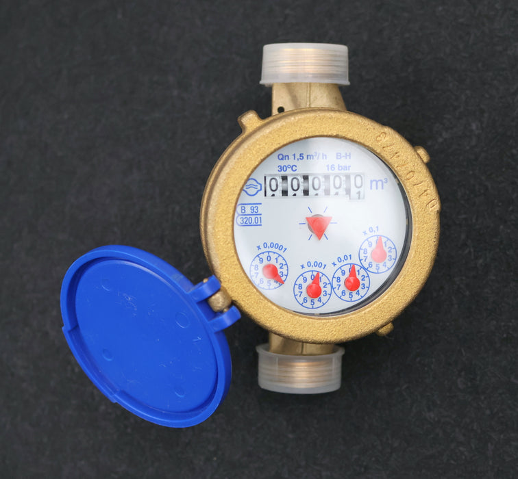 Bild des Artikels SISMA-Wasserzähler-Qn-1,5m³/h-B-H-30°C-16bar-Baulänge-110mm-3/4''-Außengewinde