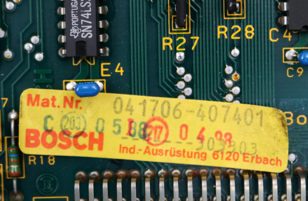 Bild des Artikels BOSCH-Einschubkarte-ZE-602-Mat-Nr.-041706-407401-mit-2-Schlüssel-gebraucht