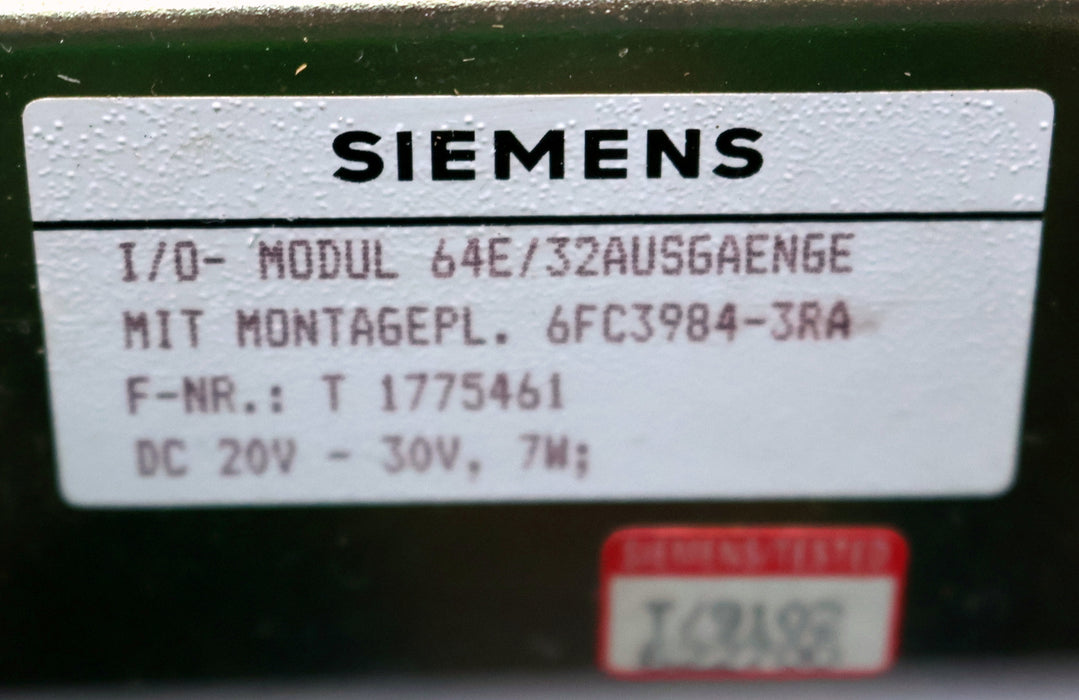 Bild des Artikels SIEMENS-SINUMERIK-800M-MA.-Tafel-mit-4-Achsmodul-6FC3986-3EU20-24VDC-gebraucht