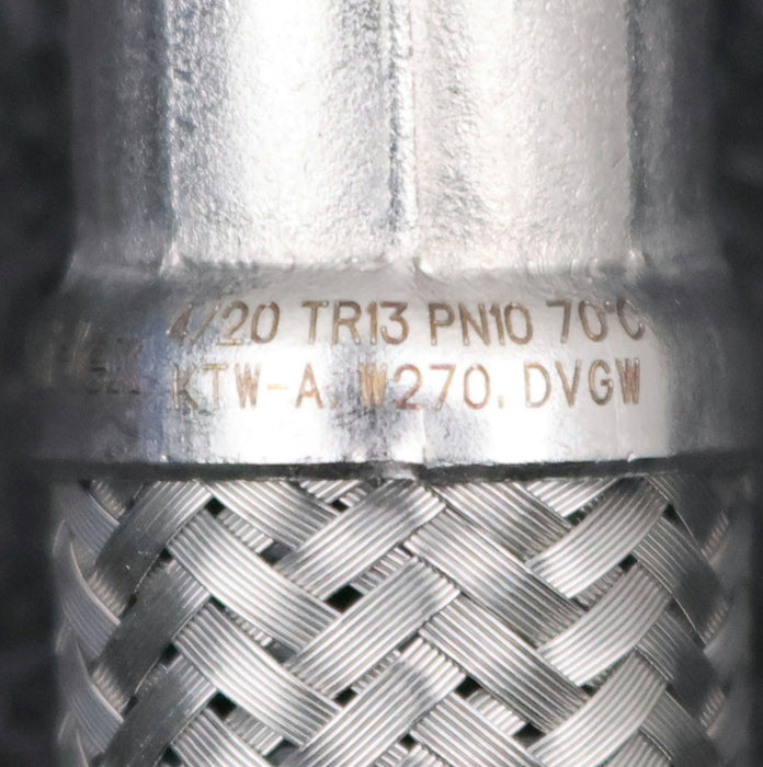 Bild des Artikels RIFLEX-2x-Panzerschlauch-für-Trinkwasser-geeignet-Länge-175mm-PN10-TR13