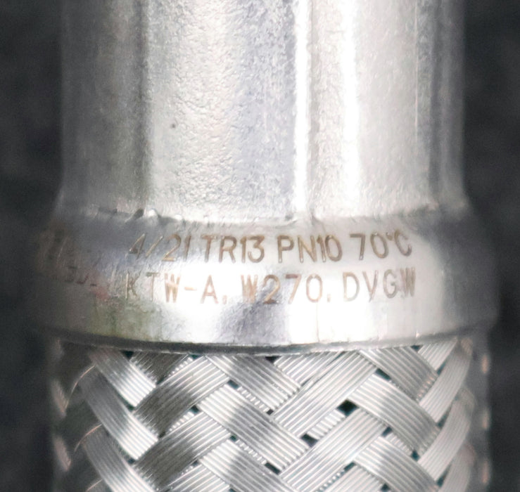 Bild des Artikels RIFLEX-2x-Panzerschlauch-für-Trinkwasser-geeignet-Länge-720mm-PN10-TR13