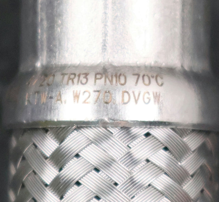 Bild des Artikels RIFLEX-Panzerschlauch-für-Trinkwasser-geeignet-Länge-1400mm-Überwurfmutter-1/2''