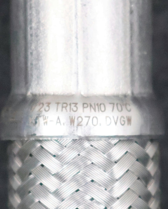 Bild des Artikels RIFLEX-Panzerschlauch-für-Trinkwasser-geeignet-Länge-720mm-Überwurfmutter-3/4''