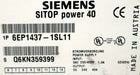 Bild des Artikels SIEMENS-SITOP-power-40-Stromversorgung-6EP1437-1SL11-E-Stand:-6-gebraucht