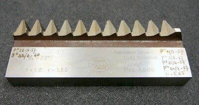 MAAG Hobelkamm rack cutter für MAAG-Wälzhobelmaschinen m= 4,000 EGW 20° 155x27mm