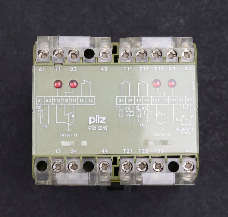 Bild des Artikels PILZ-Sicherheitsrelais-P2HZ-6-2S/1Ö-Id.Nr.-474403-24VDC-4W-gebraucht