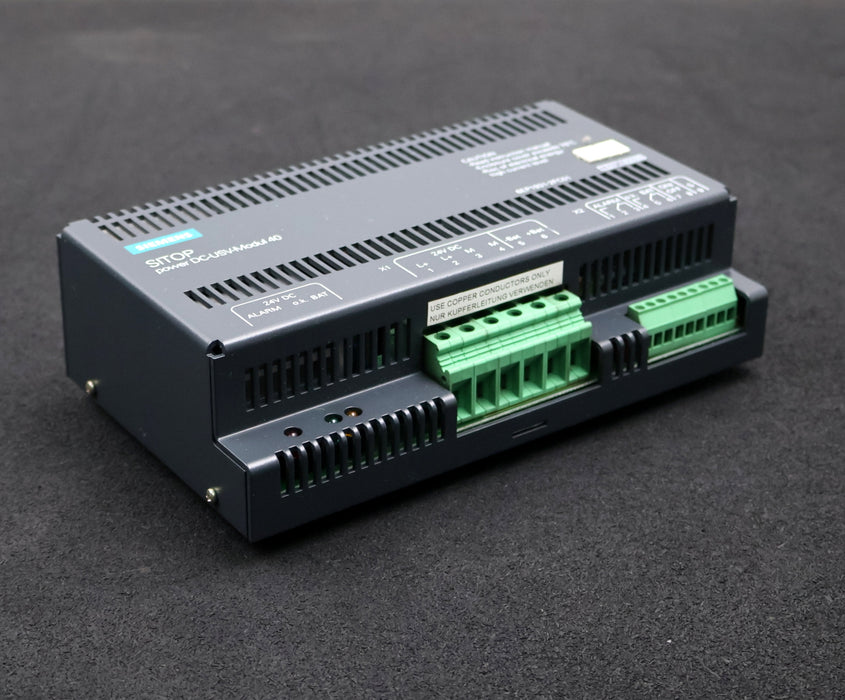 Bild des Artikels SIEMENS-SITOP-power-DC-USV-Modul-40-6EP1931-2FC01-23,5…26VDC-3A-E-Stand:-3