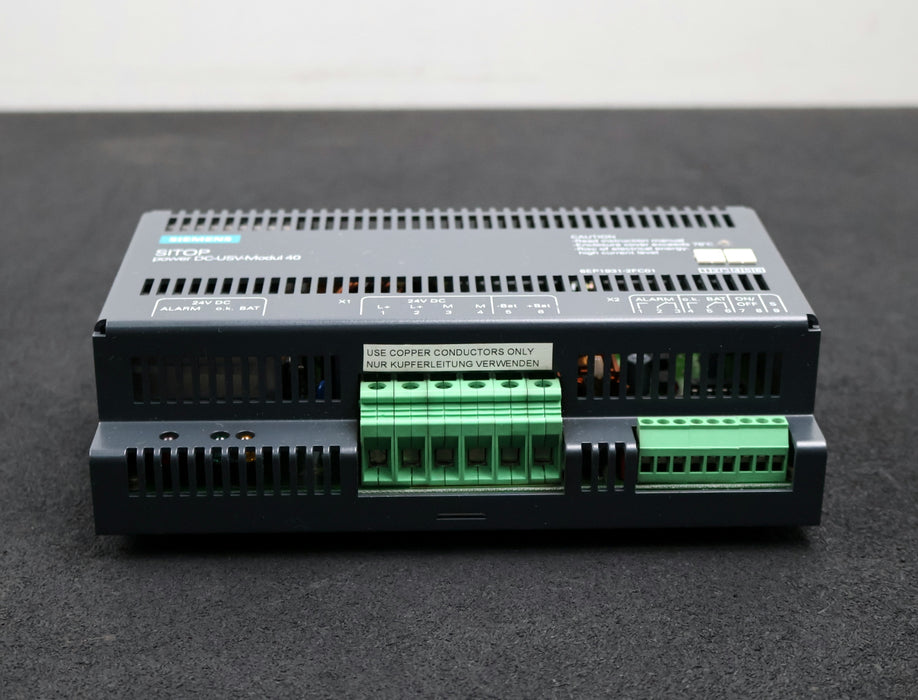 Bild des Artikels SIEMENS-SITOP-power-DC-USV-Modul-40-6EP1931-2FC01-23,5…26VDC-3A-E-Stand:-3