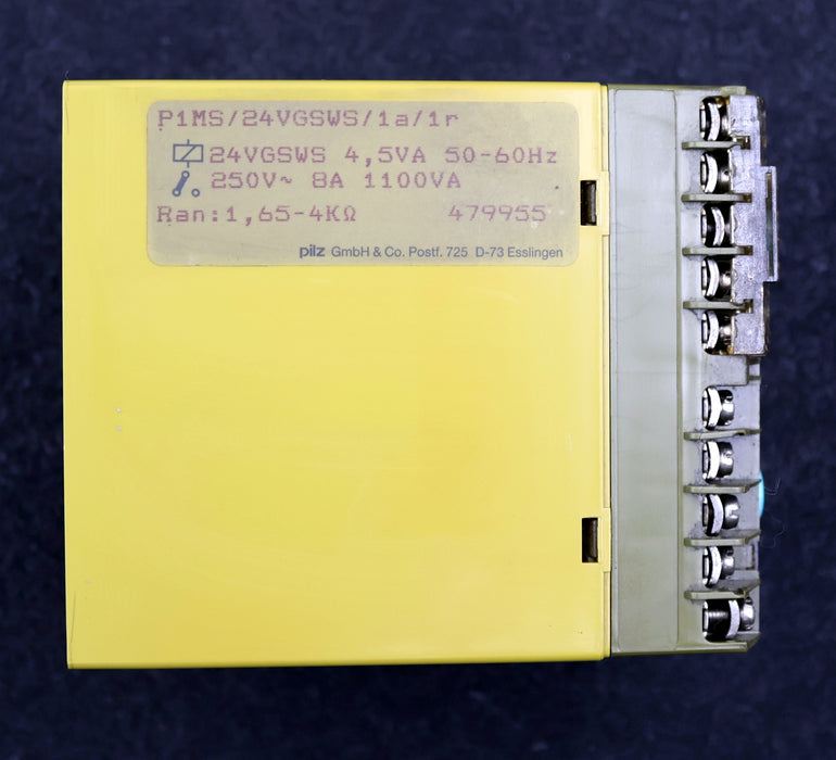 Bild des Artikels PILZ-Sicherheitsrelais-P1MS/24VGSWS/1a/1r-Id.Nr.-479955-24VGSWS-4,5VA
