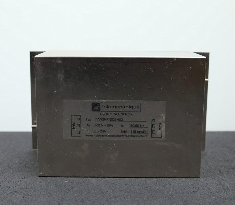 Bild des Artikels TELEMECANIQUE-Netzfilter-Typ:-VW3SKFN026H03-460V-50/60Hz-26A-115mA/Ph.