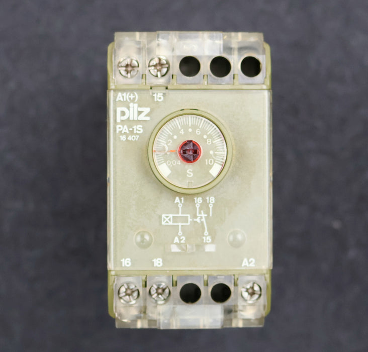 Bild des Artikels PILZ-Zeitrelais-PA-1S/10s/220VAC/1Uz-Id.Nr.-445360-220VAC-3,5VA-40-60Hz-250VAC