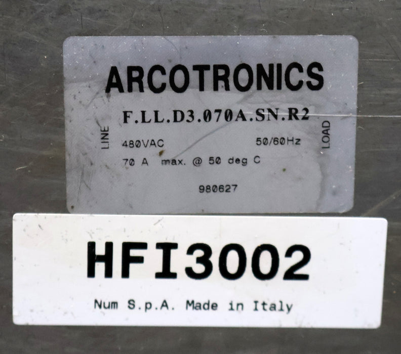 Bild des Artikels ARCOTRONICS-Netzfilter-F.LL.D3.070A.SN.R2-480VAC-50/60Hz-70A-50°C-gebraucht