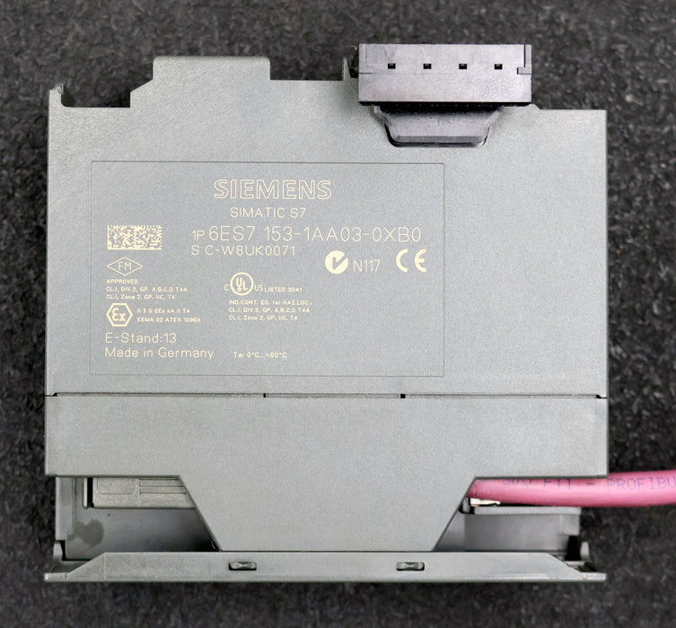 Bild des Artikels SIEMENS-SIMATIC-S7-ET-200M-6ES7153-1AA03-0XB0-E-Stand-13-gebraucht