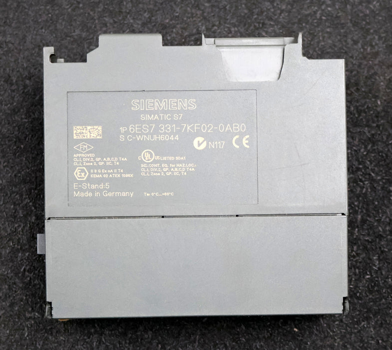 Bild des Artikels SIEMENS-SIMATIC-S7-analog-Input-Module-6ES7331-7KF02-0AB0-E-Stand-5-gebraucht