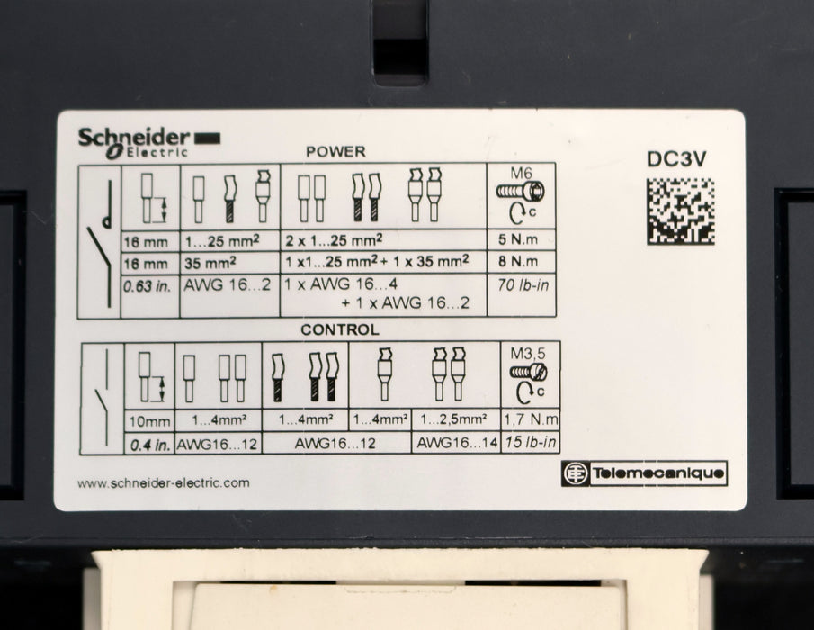 Bild des Artikels SCHNEIDER-ELECTRIC-Leistungsschütz-LC1D50A-80A-690V-6kV-Spulenspannung-24V