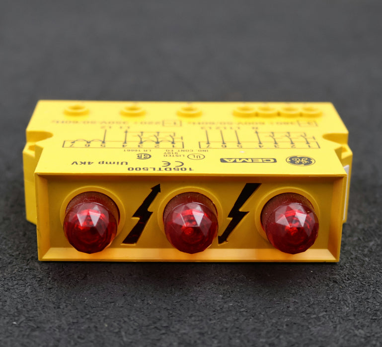 Bild des Artikels GENERAL-ELECTRIC-CEMA-105DTL500-Signaleinheit-Uimp-4kV-380/600V-50/60Hz