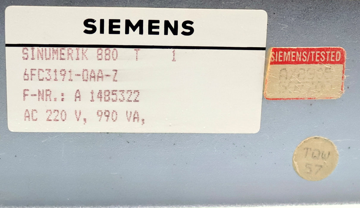 Bild des Artikels SIEMENS-Rack-für-24-Steckkarten-6FC3191-QAA-Z-220VAC-990VA-E-Stand-E