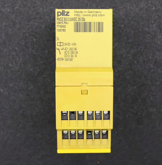 Bild des Artikels PILZ-Sicherheitsrelais-PNOZ-XV2-3/24VDC-2S-2SZ-Id.Nr.-774502-24VDC-4,5W