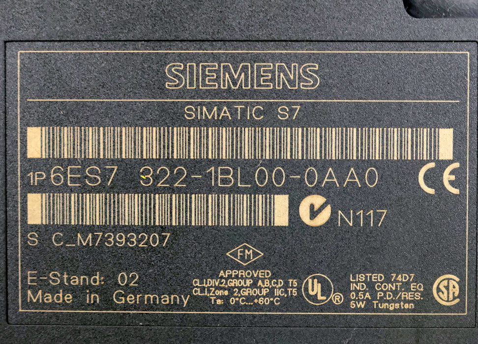 Bild des Artikels SIEMENS-SIMATIC-S7-Digitalausgabe-6ES7322-1BL00-0AA0-E-Stand-02-gebraucht