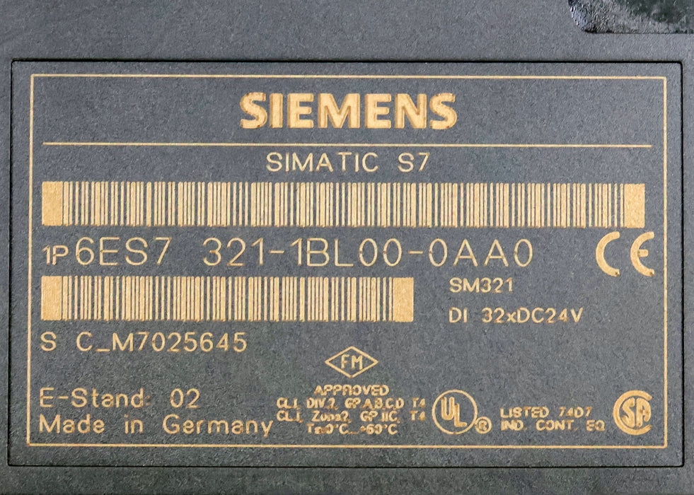 Bild des Artikels SIEMENS-SIMATIC-S7-Digitaleingabe-6ES7321-1BL00-0AA0-gebraucht-E-Stand-02
