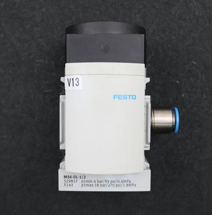 Bild des Artikels FESTO-Druckaufbauventil-MS6-DL-1/2-Mat.Nr.-529817-min.-4bar-55psi-0,4MPa