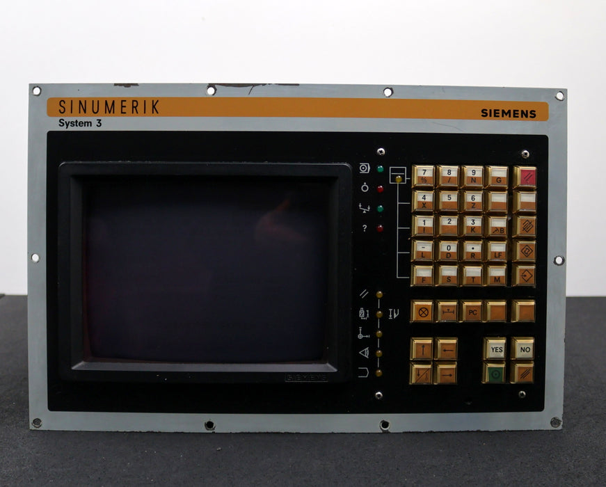 Bild des Artikels SIEMENS-SINUMERIK-System-3-Bildschirm-Bedientafel-6FC3888-5MC-24V-45VA