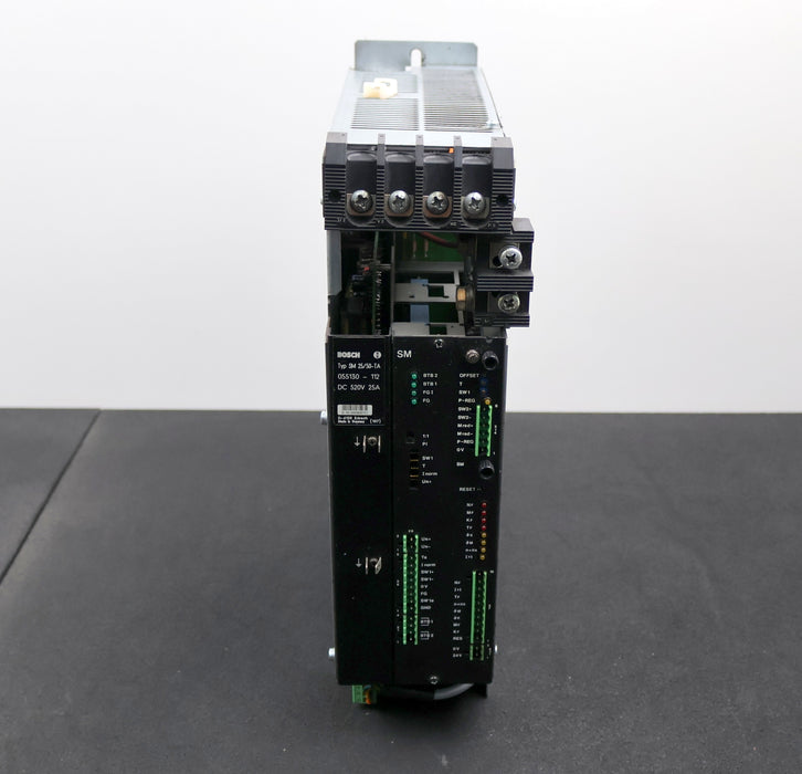 Bild des Artikels BOSCH-Servomodul-Typ-SM-25/50-TA-055130-112-520VDC-25A-mit-Prüfkarte-gebraucht
