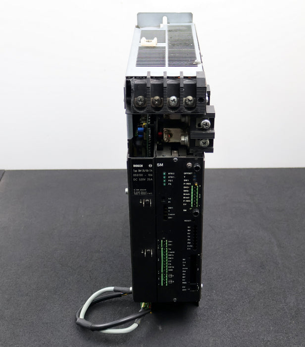 Bild des Artikels BOSCH-Servomodul-Typ-SM-25/50-TA-055130-106-520VDC-25A-ohne-Prüfkarte-gebraucht