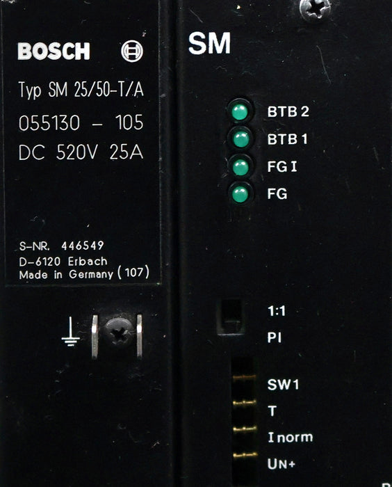 Bild des Artikels BOSCH-Servomodul-Typ-SM-25/50-T/A-055130-105-520VDC-25A-ohne-Prüfkarte