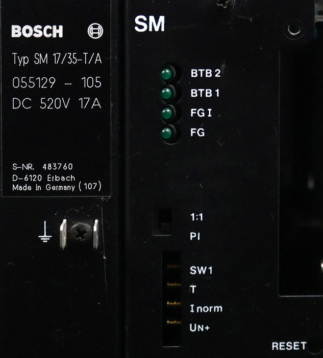 Bild des Artikels BOSCH-Servomodul-Typ-SM-17/35-T/A-055129-105-520VDC-17A-ohne-Prüfkarte