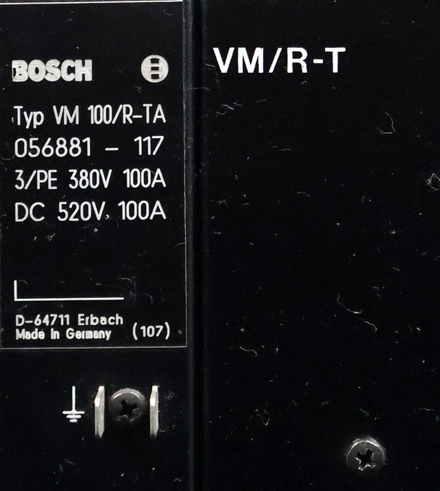 Bild des Artikels BOSCH-Versorgungsmodul-Typ-VM-100/R-TA-056881-117-3/PE-380V-100A-520VDC-100A