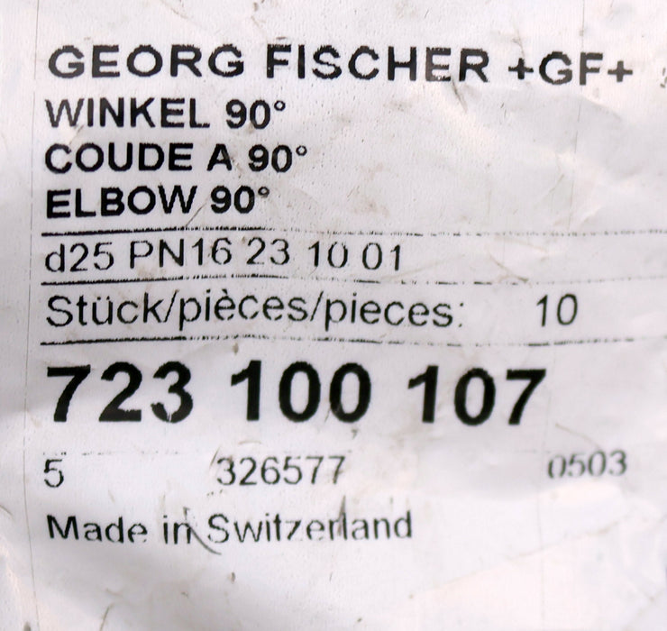 Bild des Artikels GEORG-FISCHER-9x-Winkel-90°-Art.Nr.-723-100-107-InnenØ-25mm-PN16-PVC-C-unbenutzt