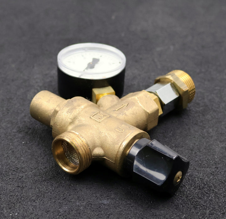 Bild des Artikels Füllventil-mit-Manometer-Anschlüsse-26mm-AG-/-15mm-IG-3/4''-AG-Anzeige-bis-6bar