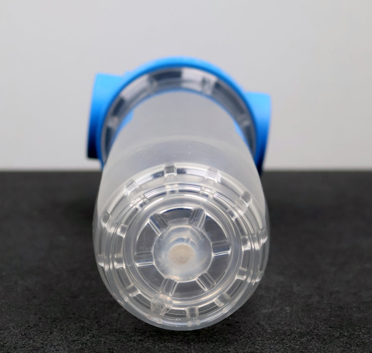 Bild des Artikels Filtergehäuse-Länge-10''-Messinganschlüsse-1-1/2''-Filtertasse-weiß-unbenutzt