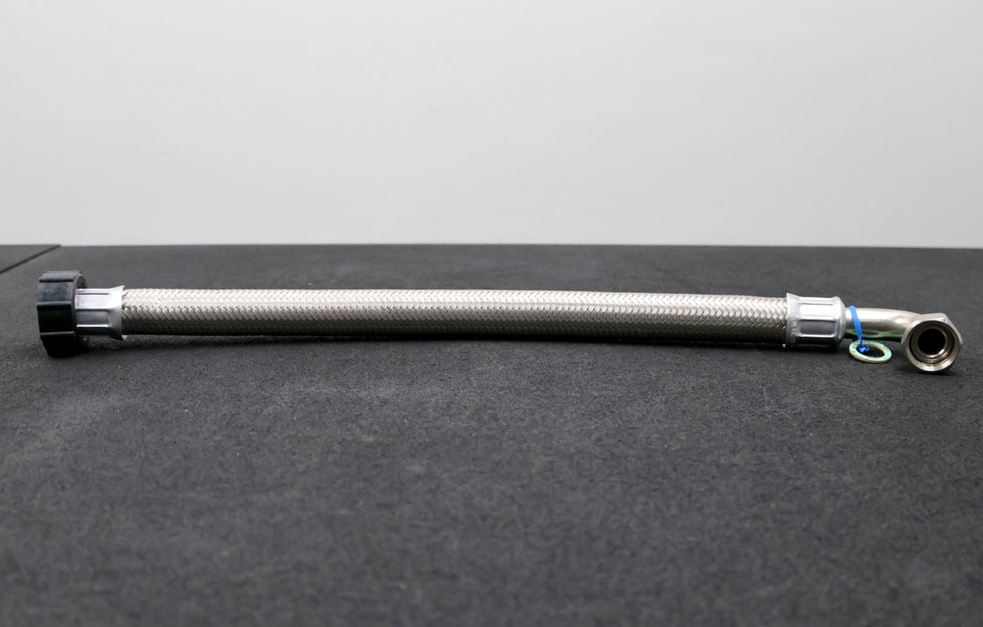 Bild des Artikels Panzerschlauch-Länge-500mm-Überwurfmutter-am-Bogen-3/4''-PN10-DN19-LC-unbenutzt