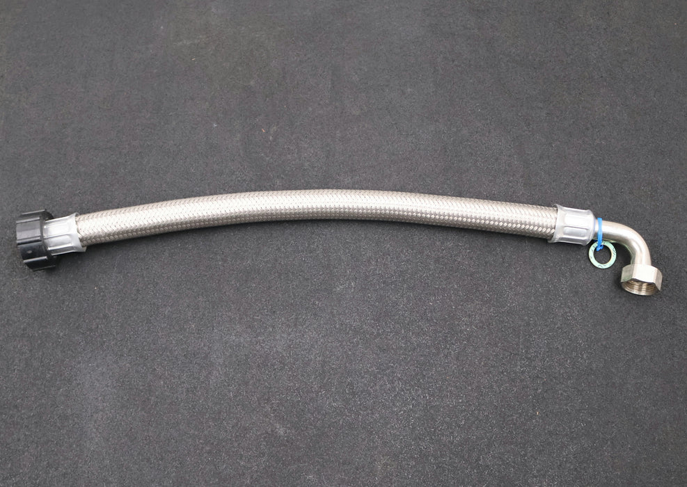 Bild des Artikels Panzerschlauch-Länge-500mm-Überwurfmutter-am-Bogen-3/4''-PN10-DN19-LC-unbenutzt