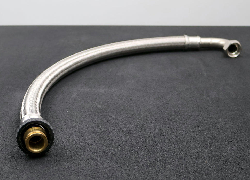 Bild des Artikels Panzerschlauch-Länge-750mm-Überwurfmutter-am-Bogen-1''-PN10-RF22-TR25-unbenutzt