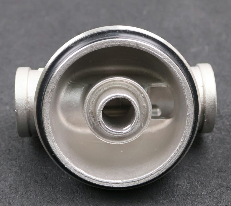 Bild des Artikels Edelstahl-Filterkopf-AußengewindeØ-98,6mm-Anschlüsse-1''-unbenutzt