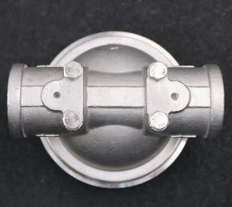 Bild des Artikels Edelstahl-Filterkopf-AußengewindeØ-98,6mm-Anschlüsse-1''-mit-Überwurfmutter