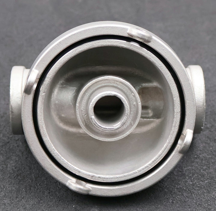 Bild des Artikels Edelstahl-Filterkopf-AußengewindeØ-98,6mm-Anschlüsse-1''-mit-Überwurfmutter